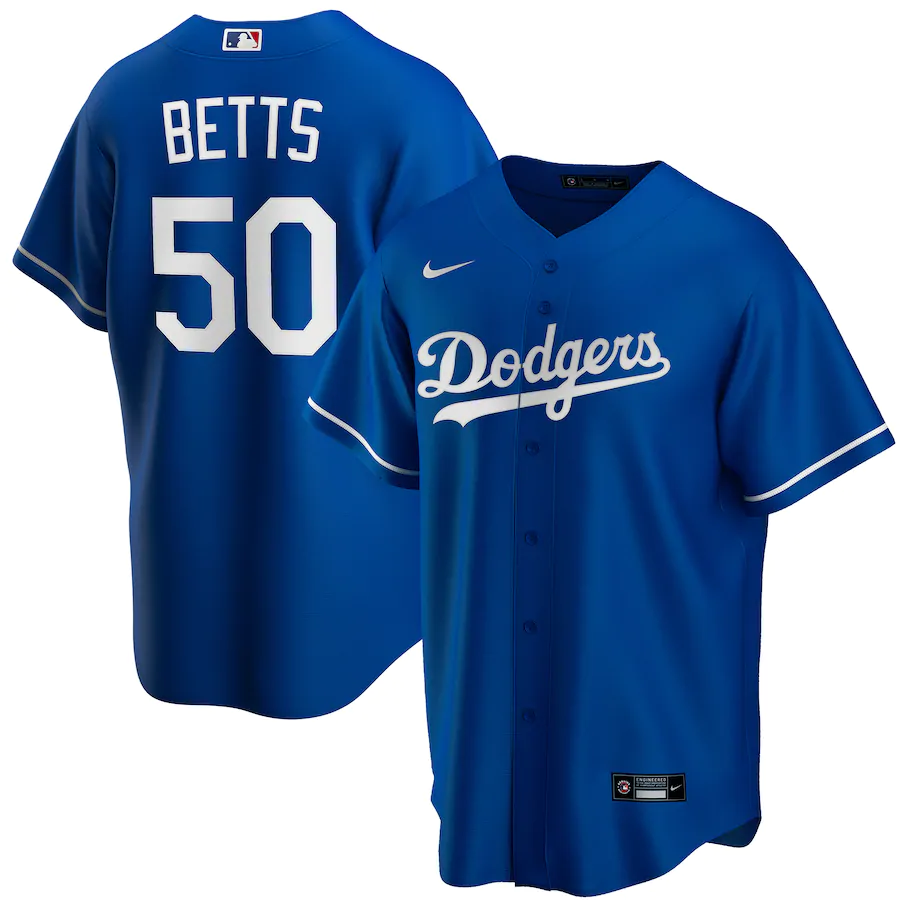 Mookie Betts Los Angeles Dodgers Replica Player Jersey - Royal